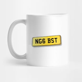 NG6 BST Bestwood Number Plate Mug